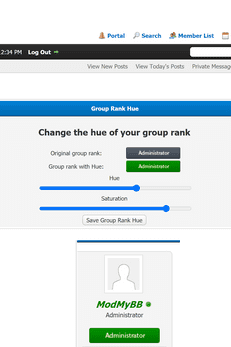 Usergroup Rank Hue 2.0.1