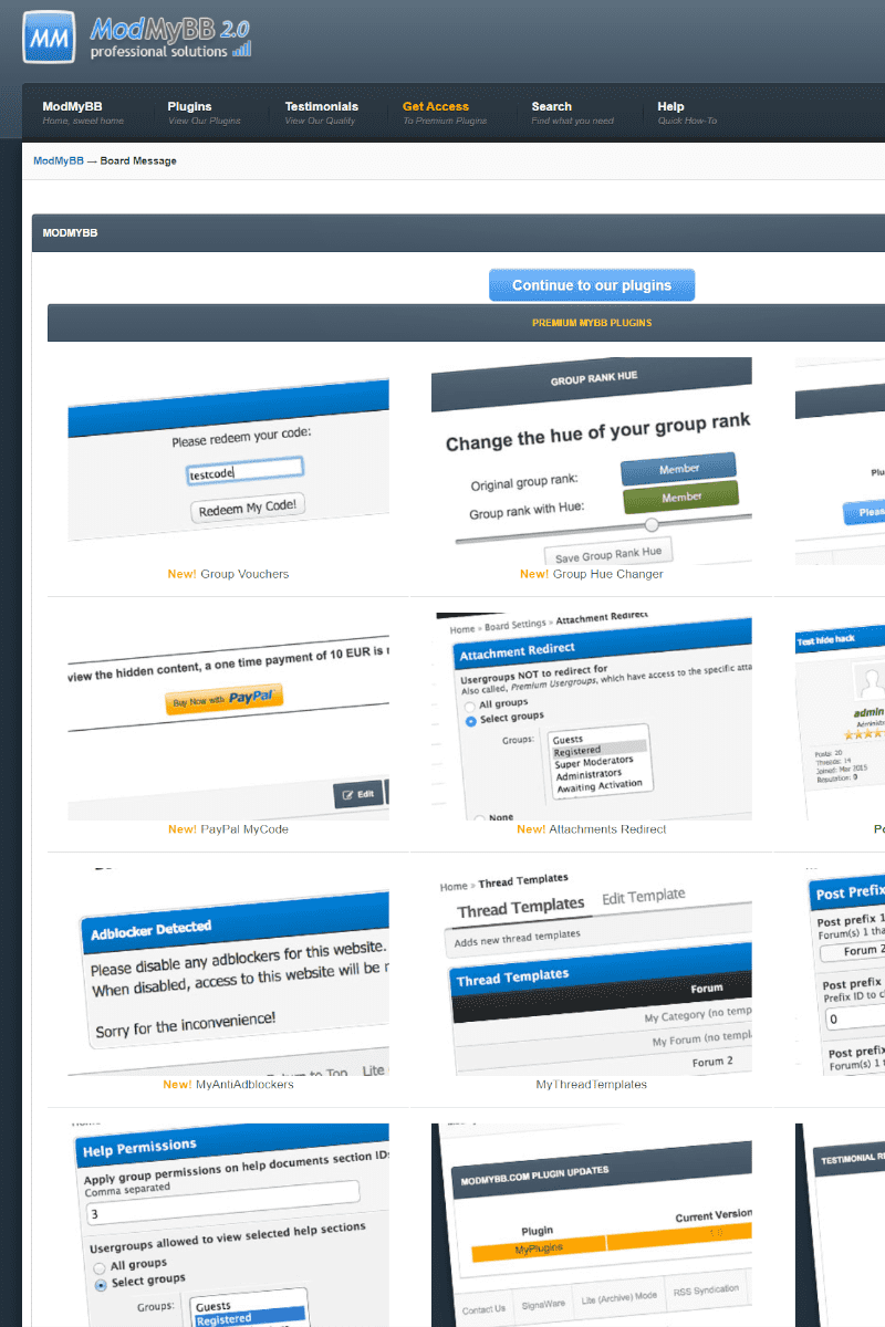 MyBB Plugins | ModMyBB